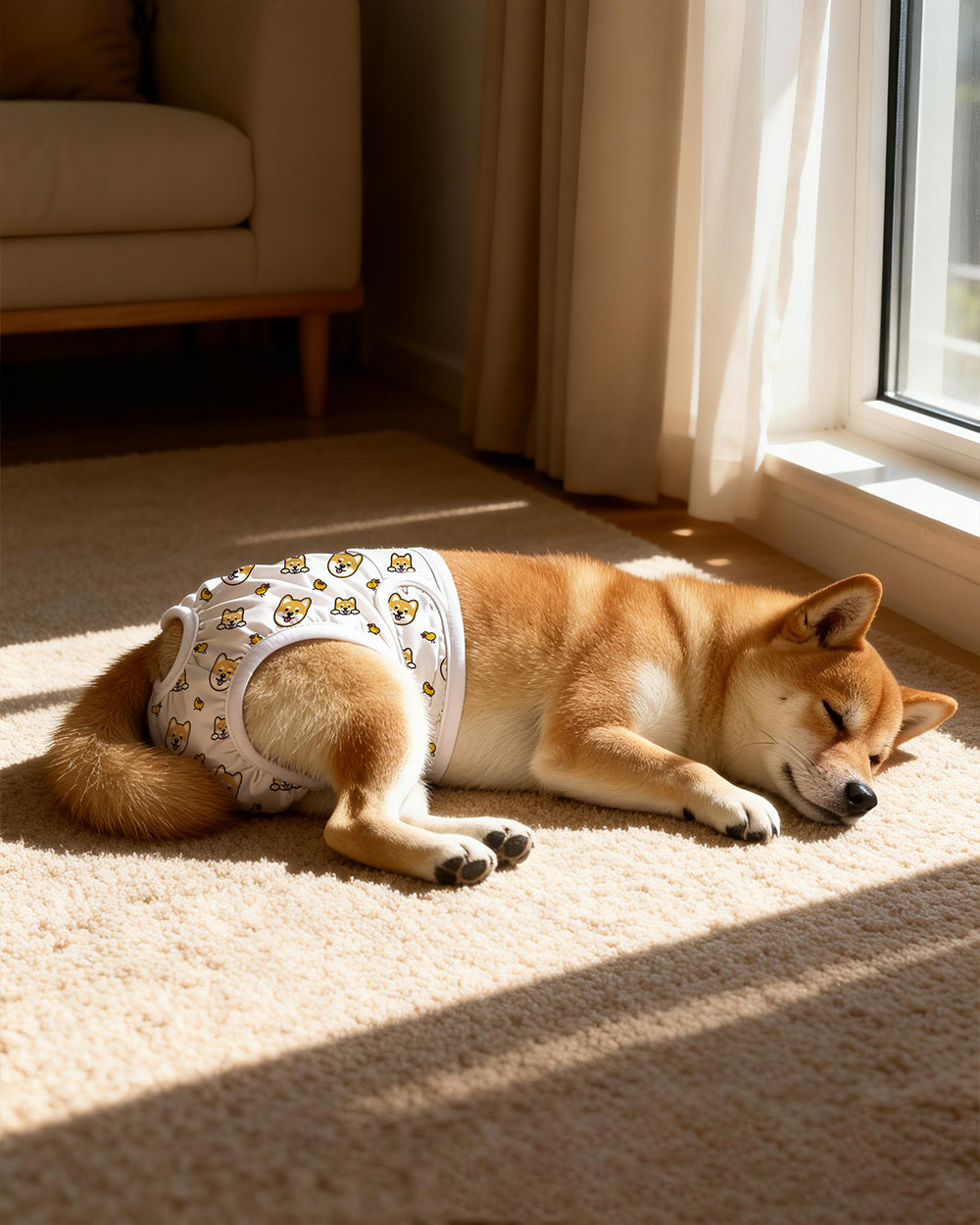 Bella & Pal × PJai & Friends 聯乘款可水洗母犬尿布單片裝 - 乖乖豬