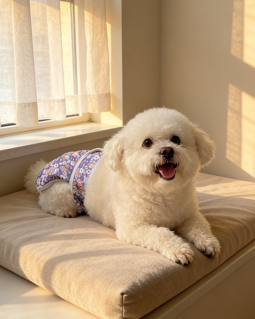 可水洗母犬尿布3件裝 - 粉色時光