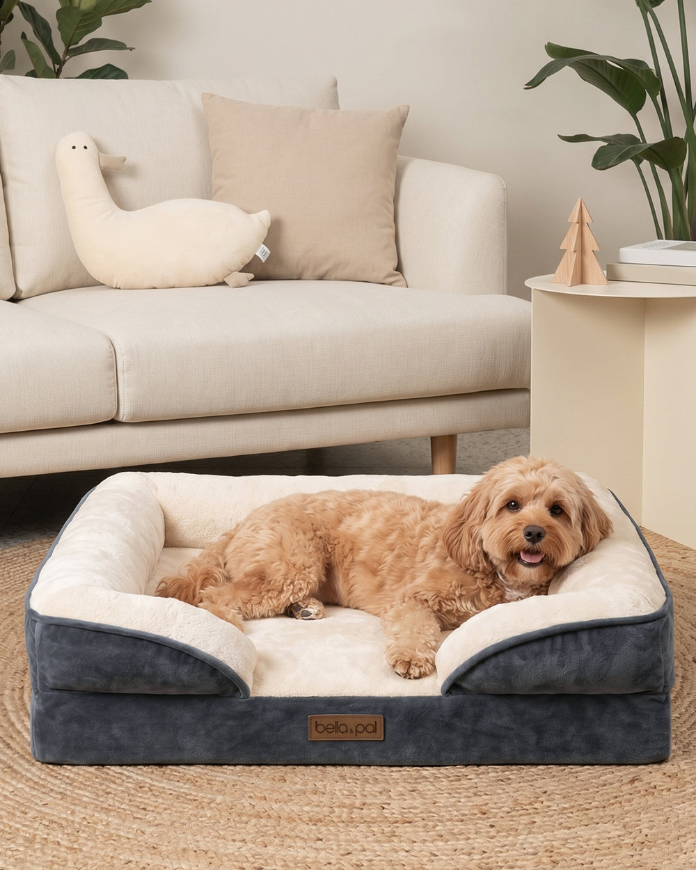 Orthopedic Dog Bed Cover - Canyon Grey