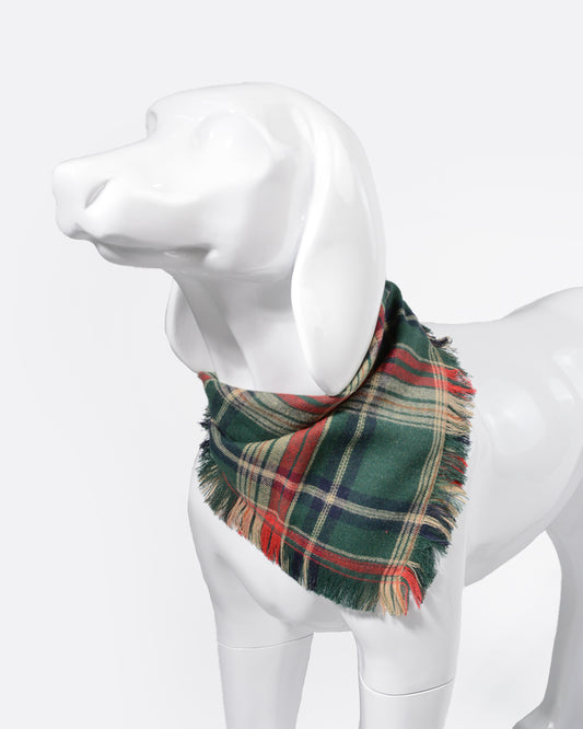 An autumn dog bandana with tassel, makes the dog looks fashionable and helps the dog keep warm to an extent. Comfortable cotton surface, which will not make the pooch feel  discomfort and allergy.