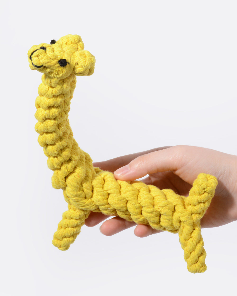 動物設計棉繩狗玩具 - 長頸鹿