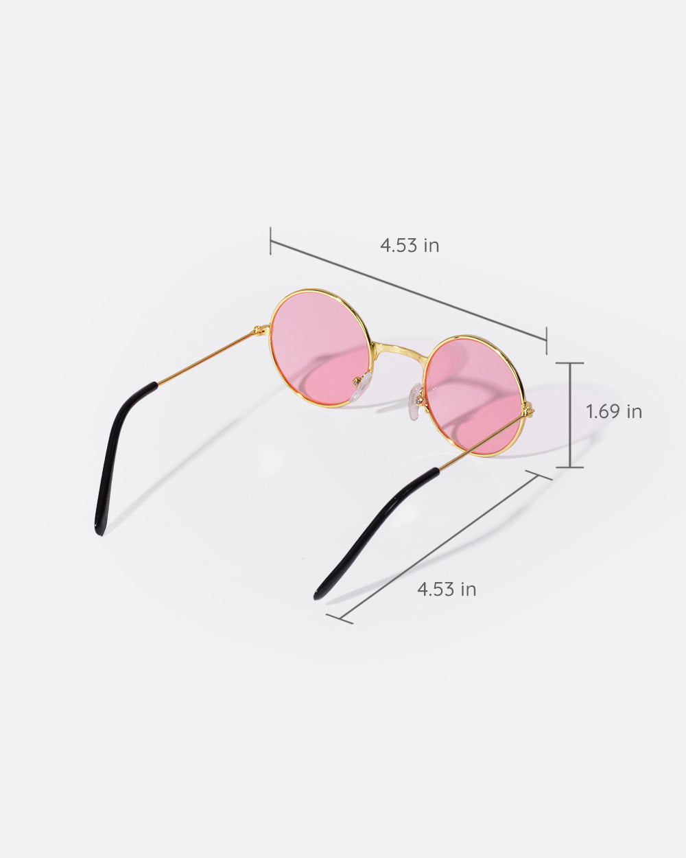 Tinted Lens Dog Glasses - Pink